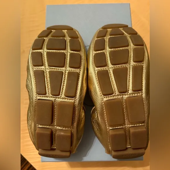 PRADA authentic leather loafers