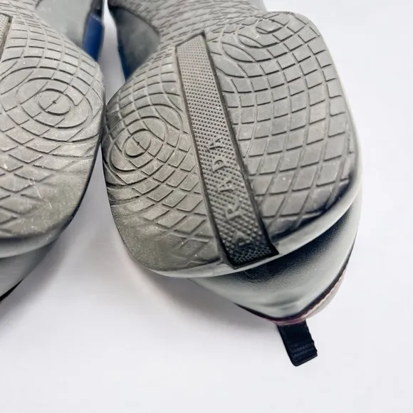 Prada Black Leather Slip-On Loafers