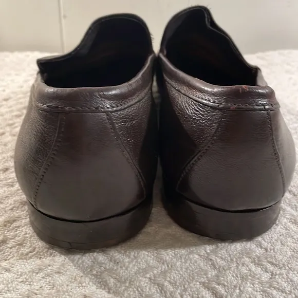 PRADA Chocolate Brown Sleek Loafers with Character