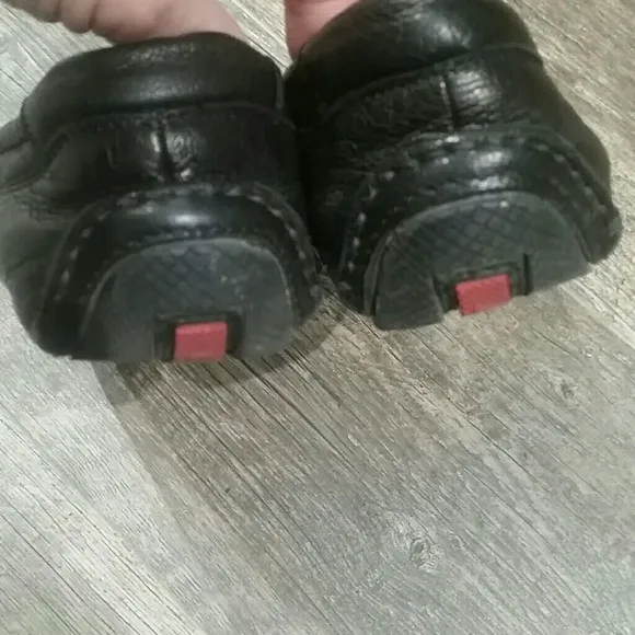 Prada leather   loafers