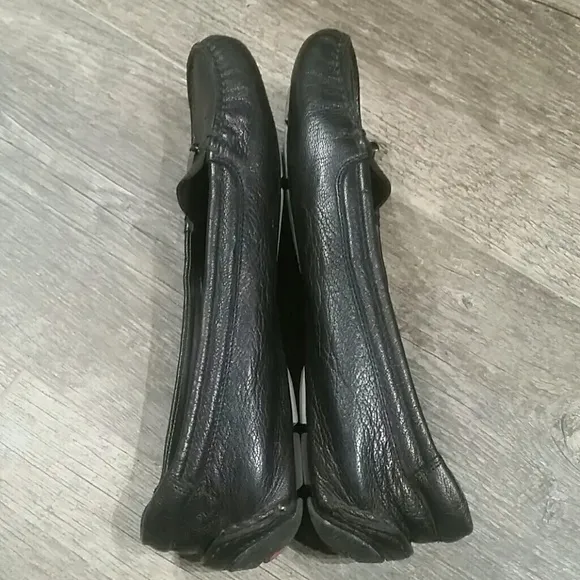 Prada leather   loafers