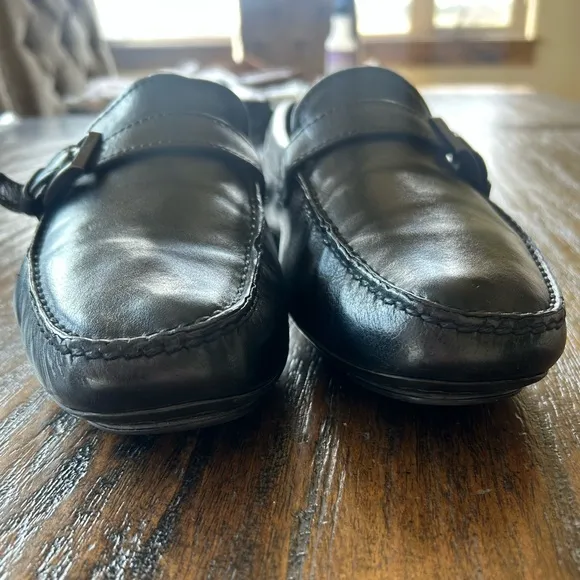 Prada Men’s Black Casual Leather loafers Men’s Size 9.5