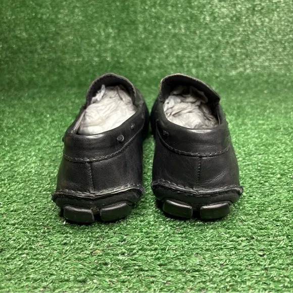 Prada Mens Black Leather Loafers Drivers Shoes Made in Italy - US Size 11