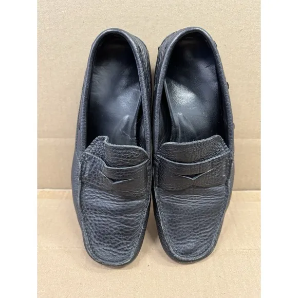 Prada Women's‎ Black Leather Loafers Size 6
