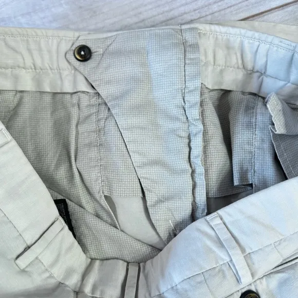 PT01 Pantaloni Torino Khaki Tan Business Shorts Linen Cotton Blend Made In Italy