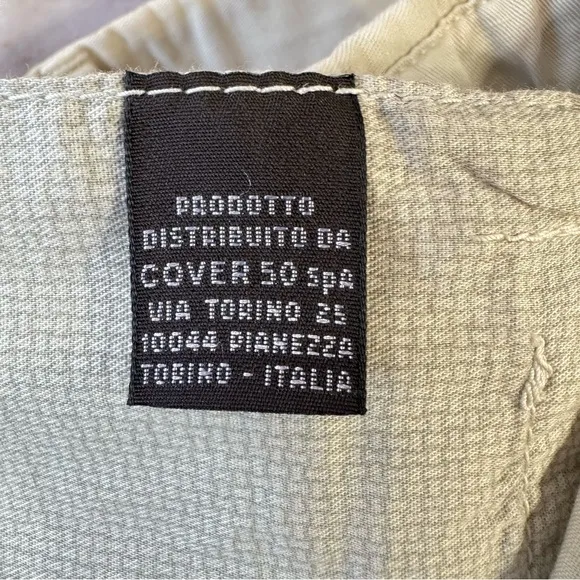 PT01 Pantaloni Torino Khaki Tan Business Shorts Linen Cotton Blend Made In Italy