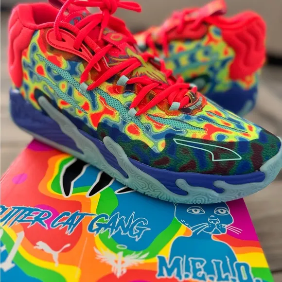 Puma LaMelo Gutter Cat Gang New With Box And Laces
