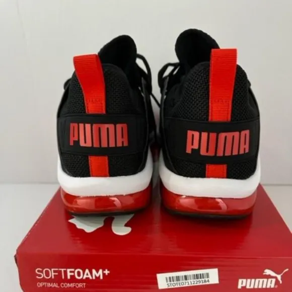 PUMA Mens Electron 2.0 Mesh Sneakers  Black Size: 12 New In Box