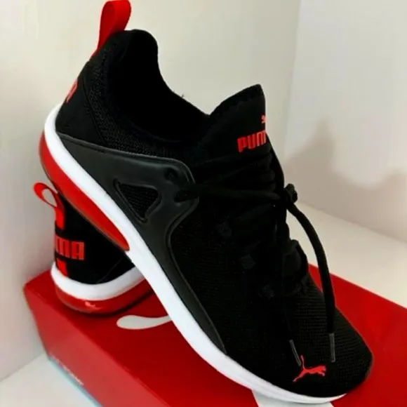 PUMA Mens Electron 2.0 Mesh Sneakers  Black Size: 12 New In Box