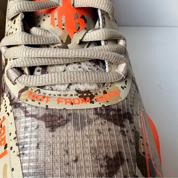Puma Rare Brand New 🔥Men’s Orange And Shades Of Green Camouflage Size:10