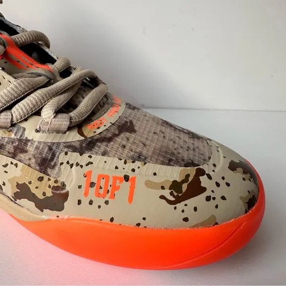 Puma Rare Brand New 🔥Men’s Orange And Shades Of Green Camouflage Size:10