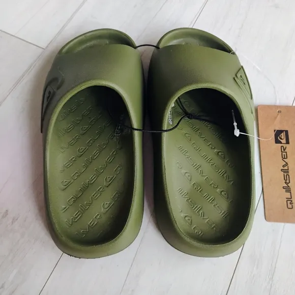 QUIKSILVER NEW Boys Cloud Break Slides Slip-on Sandals