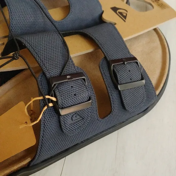 QUIKSILVER NEW mens Embark Deck Double Strap Sandals Slides