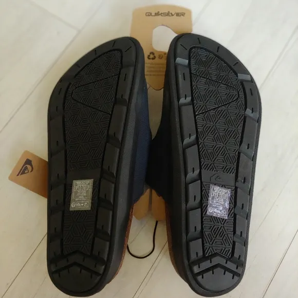 QUIKSILVER NEW mens Embark Deck Double Strap Sandals Slides
