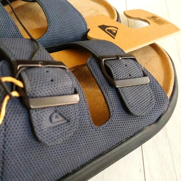 QUIKSILVER NEW mens Embark Deck Double Strap Sandals Slides