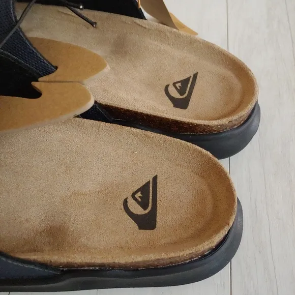 QUIKSILVER NEW mens Embark Deck Double Strap Sandals Slides