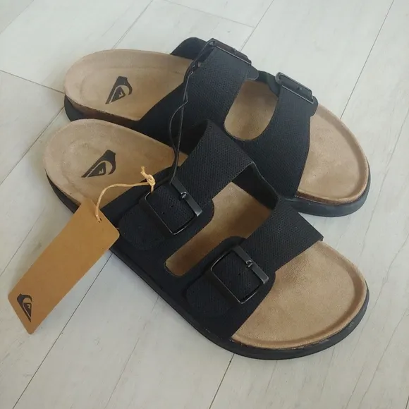 QUIKSILVER NEW mens Embark Deck Double Strap Sandals