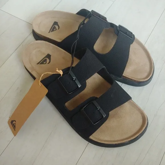 QUIKSILVER NEW mens Embark Deck Double Strap Sandals