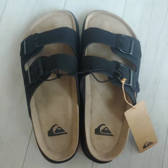 QUIKSILVER NEW mens Embark Deck Double Strap Sandals
