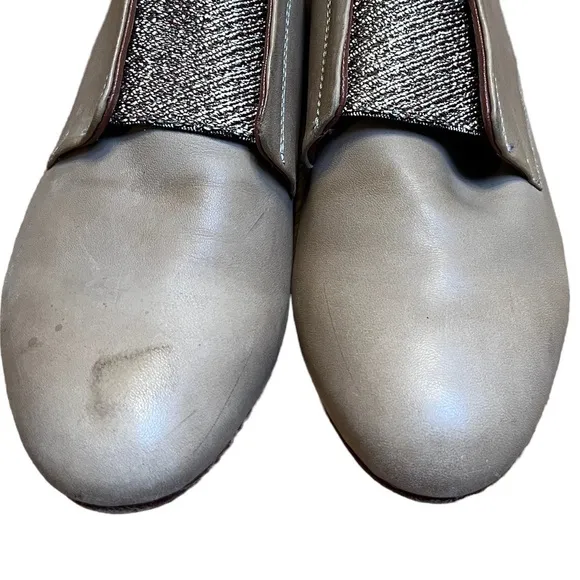 Rachel Comey tan super soft leather slip loafers