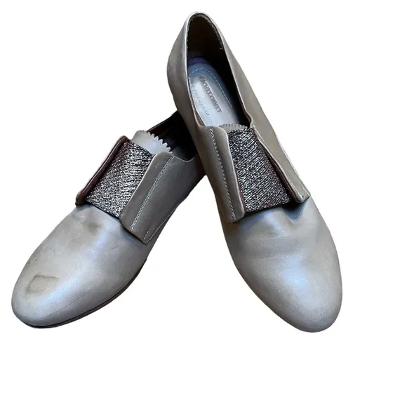 Rachel Comey tan super soft leather slip loafers