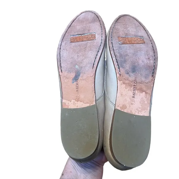 Rachel Comey tan super soft leather slip loafers