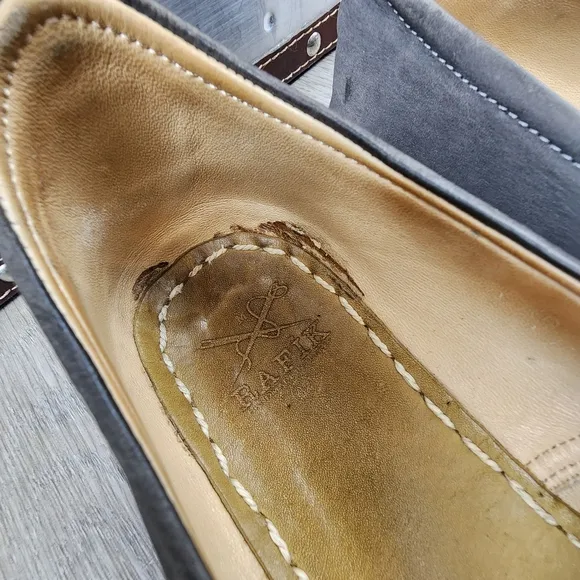 Rafik Galata Leather Loafers Size 10.5