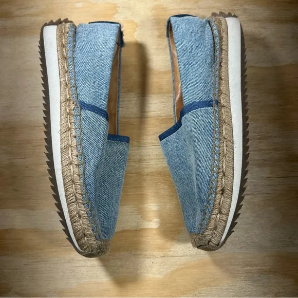 Rag and Bone Denim Espadrille Runner Shoes Women’s Size 7