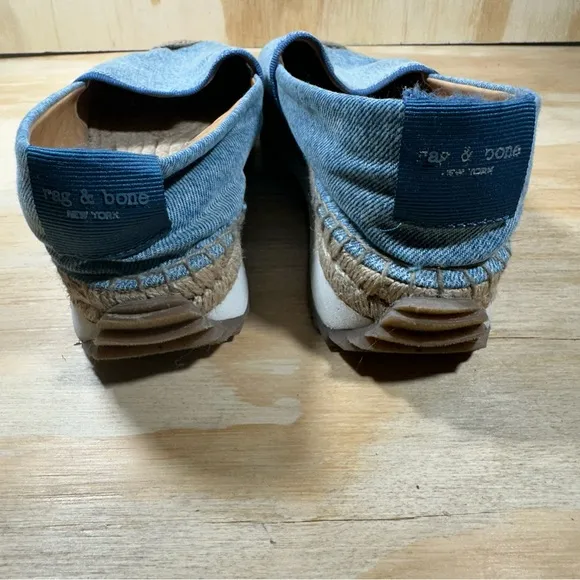 Rag and Bone Denim Espadrille Runner Shoes Women’s Size 7