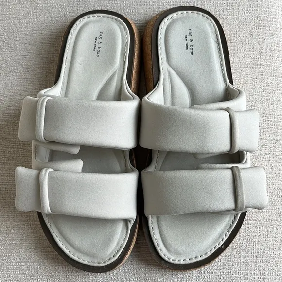 Rag and Bone two strap neoprene slides