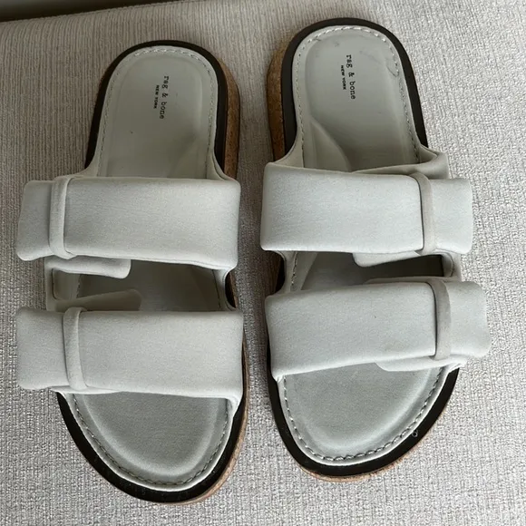 Rag and Bone two strap neoprene slides