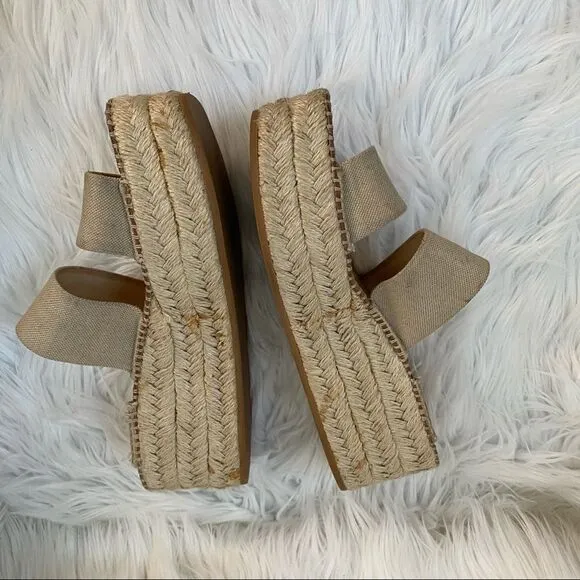 Rag &amp; Bone Tara beige straps espadrille sandal 8.5