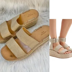 Rag &amp; Bone Tara beige straps espadrille sandal 8.5