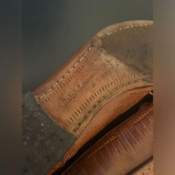 Ralph Lauren | Croc Loafers | 7B