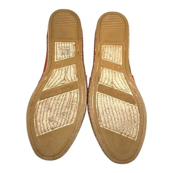 Ralph Lauren Purple Label Bowsworth Standing Horse Espadrilles Orange US 11D