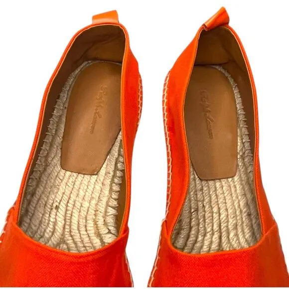 Ralph Lauren Purple Label Bowsworth Standing Horse Espadrilles Orange US 11D