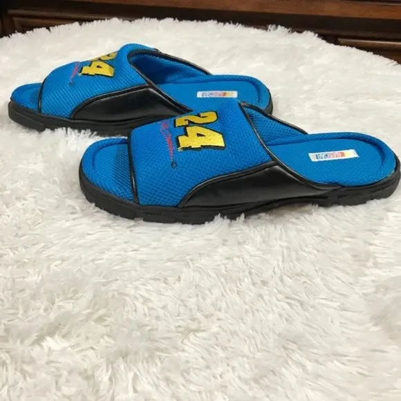 *Rare* NASCAR Jeff Gordan 24 Perforated Faux Leather Machine Washable Slides