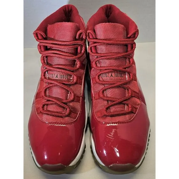 RARE Nike Air Jordan Retro 11 Men's Hot Red Sneakers Size 11