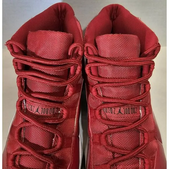 RARE Nike Air Jordan Retro 11 Men's Hot Red Sneakers Size 11
