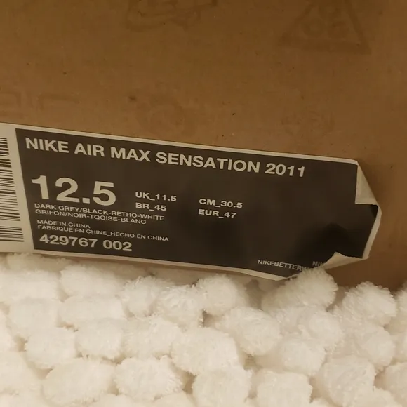 Rare Nike Air Max Sensation 2011