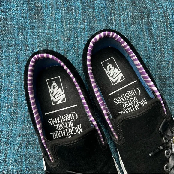 RARE Vans x Disney Nightmare Before Christmas Slip On Sneakers Haunted Toys