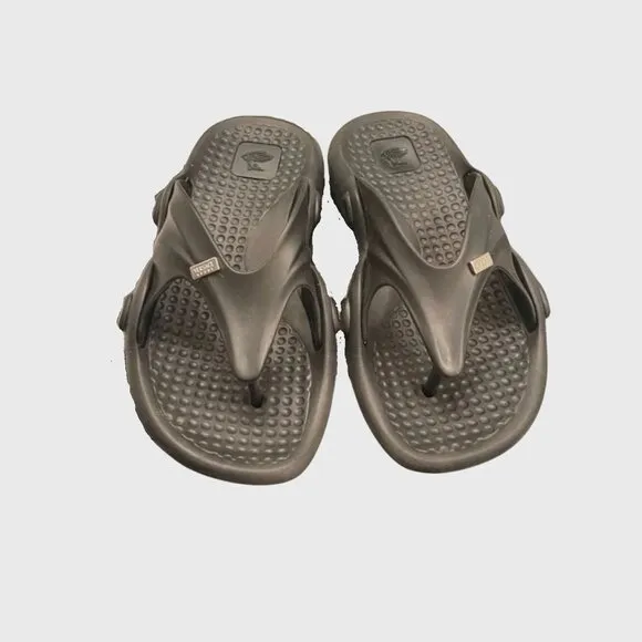 Rare Vintage Versace Sport 90s Y2K PVC Rubber Thong Pool Slide Sandals
