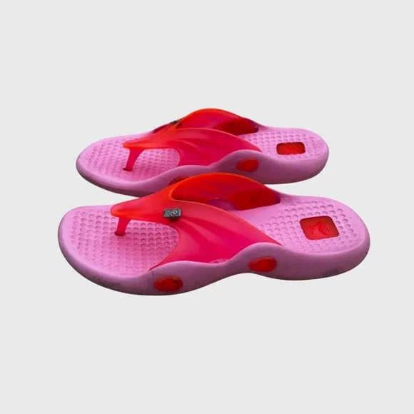 Rare Vintage Versace Sport 90s Y2K PVC Rubber Thong Pool Slide Sandals