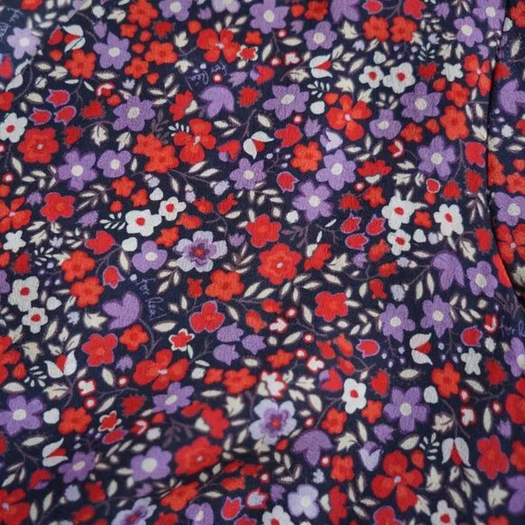 Realisation Luella Par Cap Sleeve Silk Dress in Wildflower - Size M