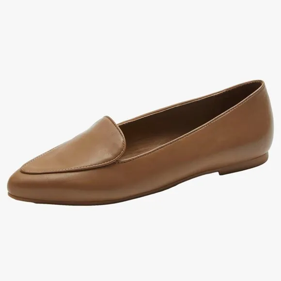 Rebecca Allen The Loafer Leather Brown Loafers Size 9.5