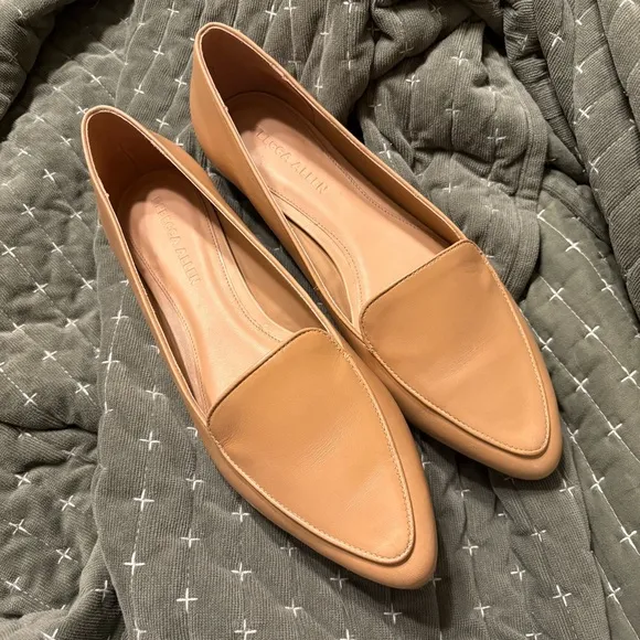 Rebecca Allen The Loafer Leather Brown Loafers Size 9.5