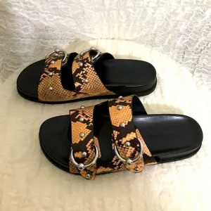 Rebecca Minkoff Vachel Slides Sandals Size 8.5M