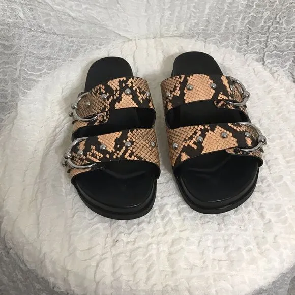 Rebecca Minkoff Vachel Slides Sandals Size 8.5M