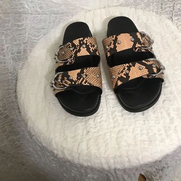Rebecca Minkoff Vachel Slides Sandals Size 8.5M