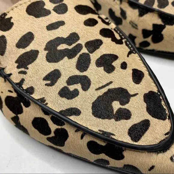 Rebel Wilson Emma leopard leather loafers